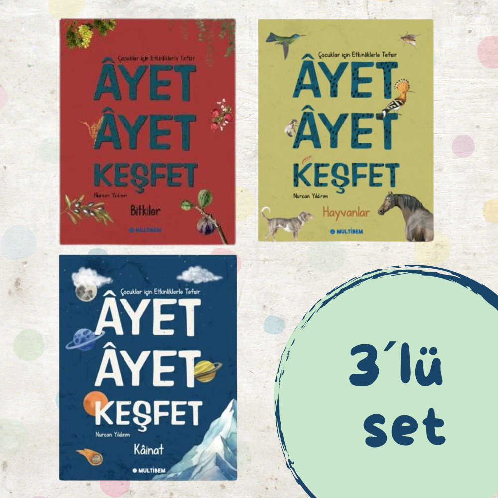 Ayet ayet keşfet - 3'lü Kitap Seti
