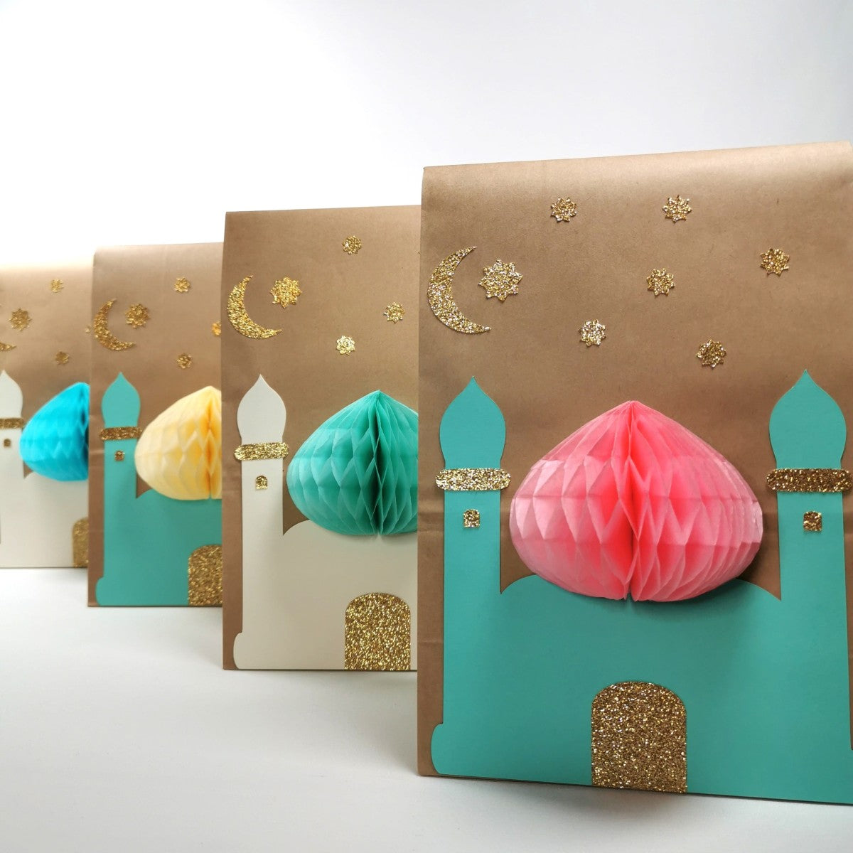 Moschee Papiertüten Set (4er Set)