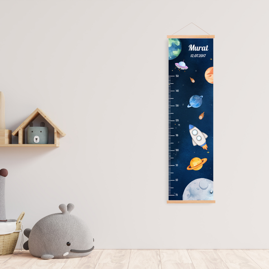 Kinder Messlatte Weltall Marine