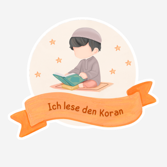 Ich lese den Koran - Junge