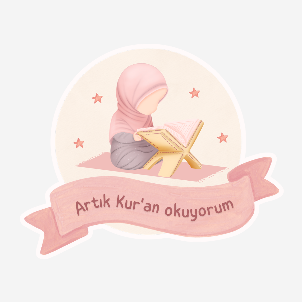 Artk Kuran okuyorum - Mädchen