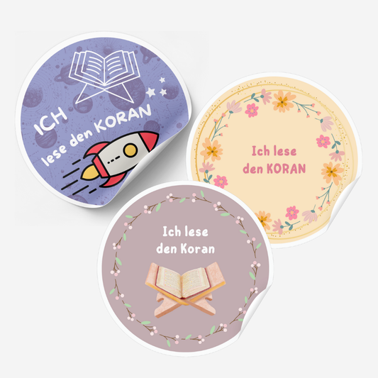 Ich lese den Koran - 2x 12 verschiedene Motive