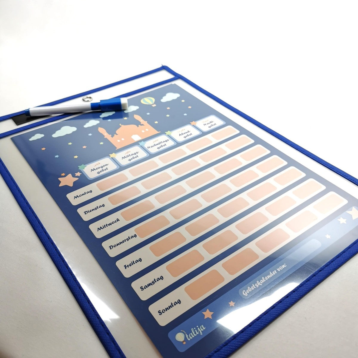 Boardmaker ile Namaz Takvimi