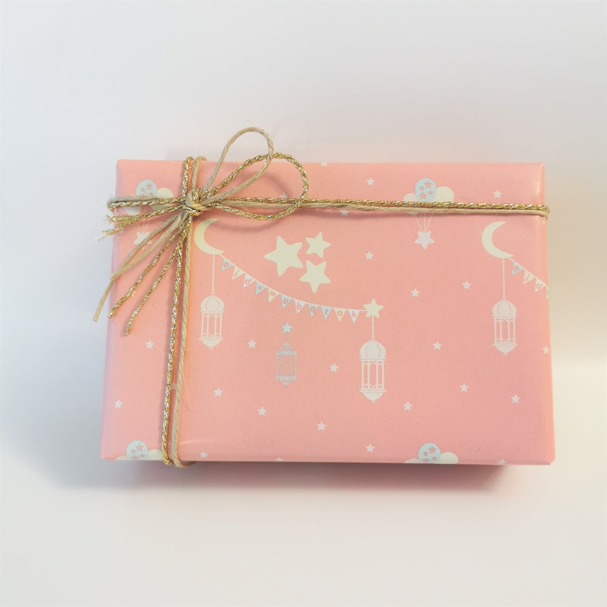 Eid Mubarak Ambalaj Kağıdı - Pembe