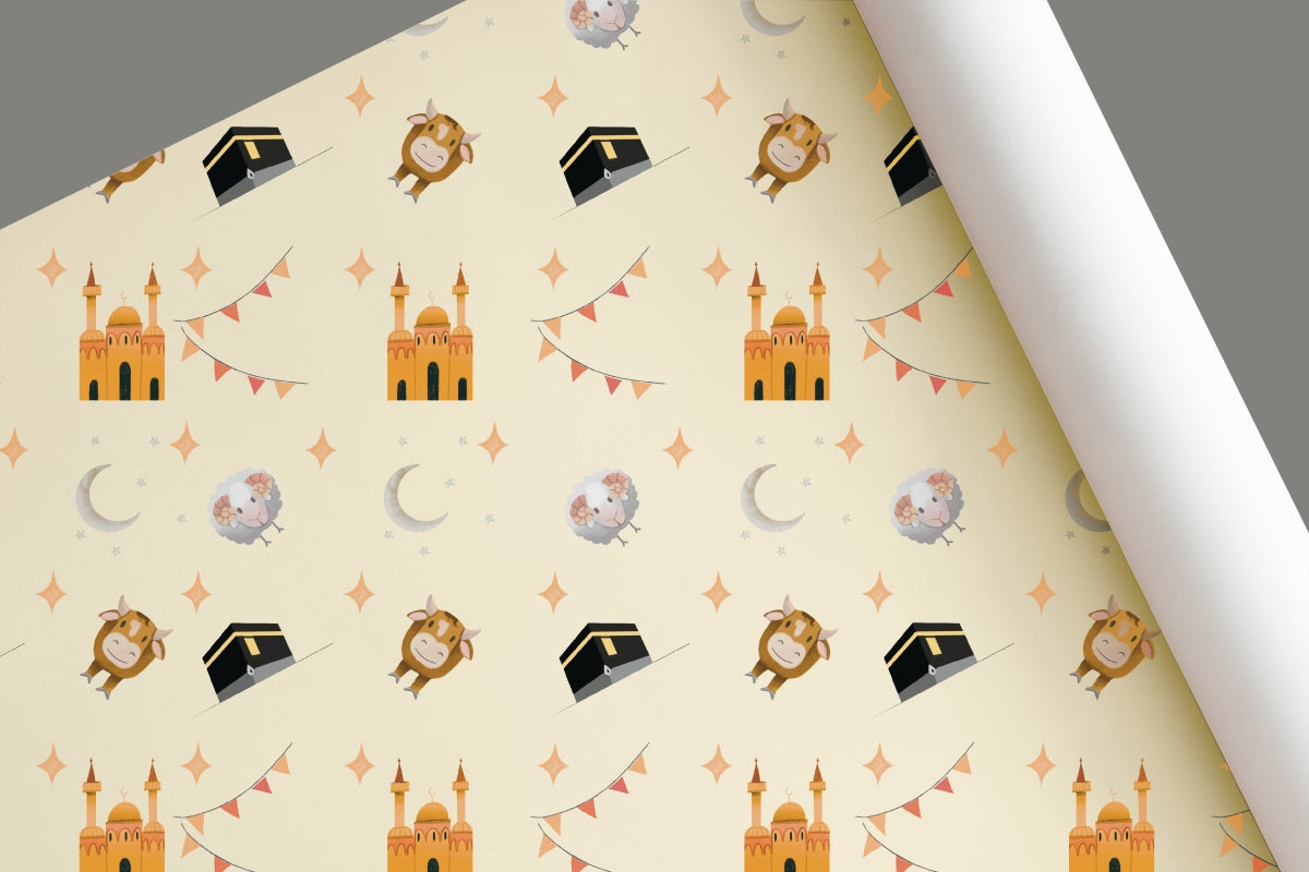 Kurban Bayramı ambalaj kağıdı