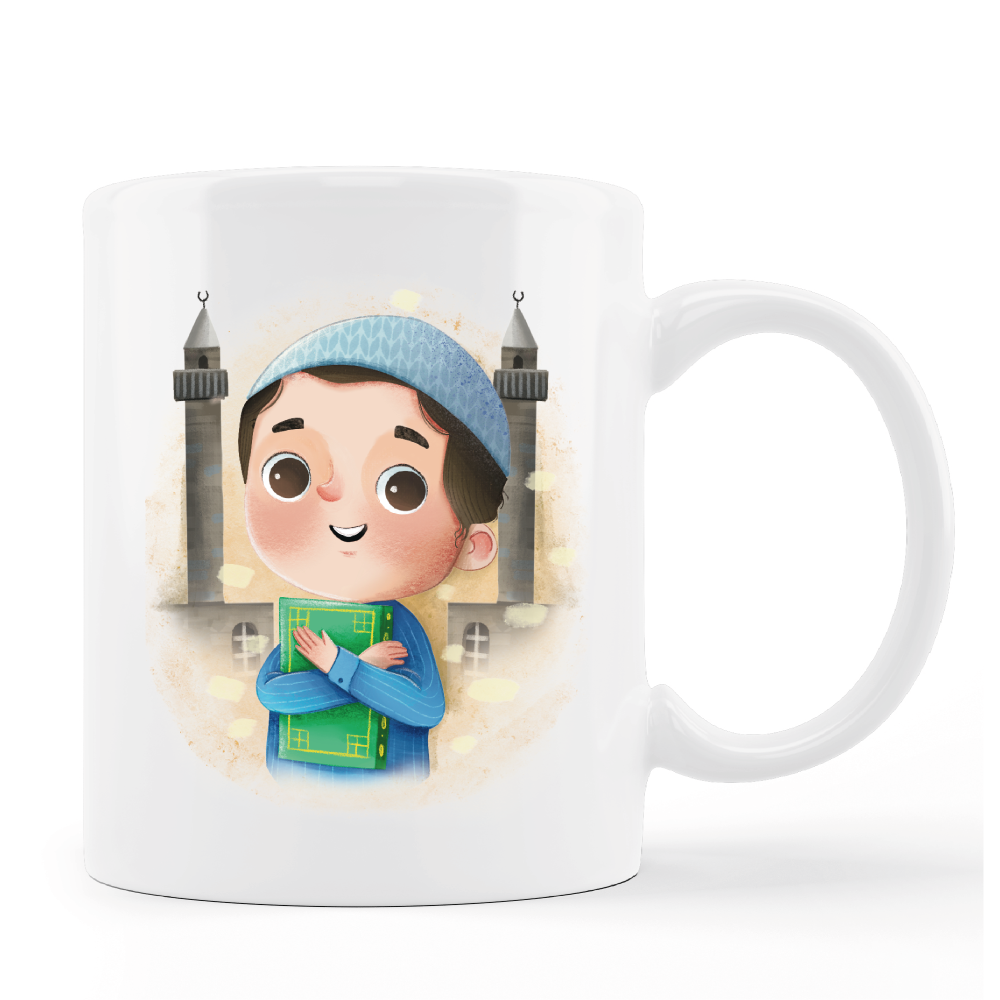 Junge vor der Moschee - Tasse personalisierbar