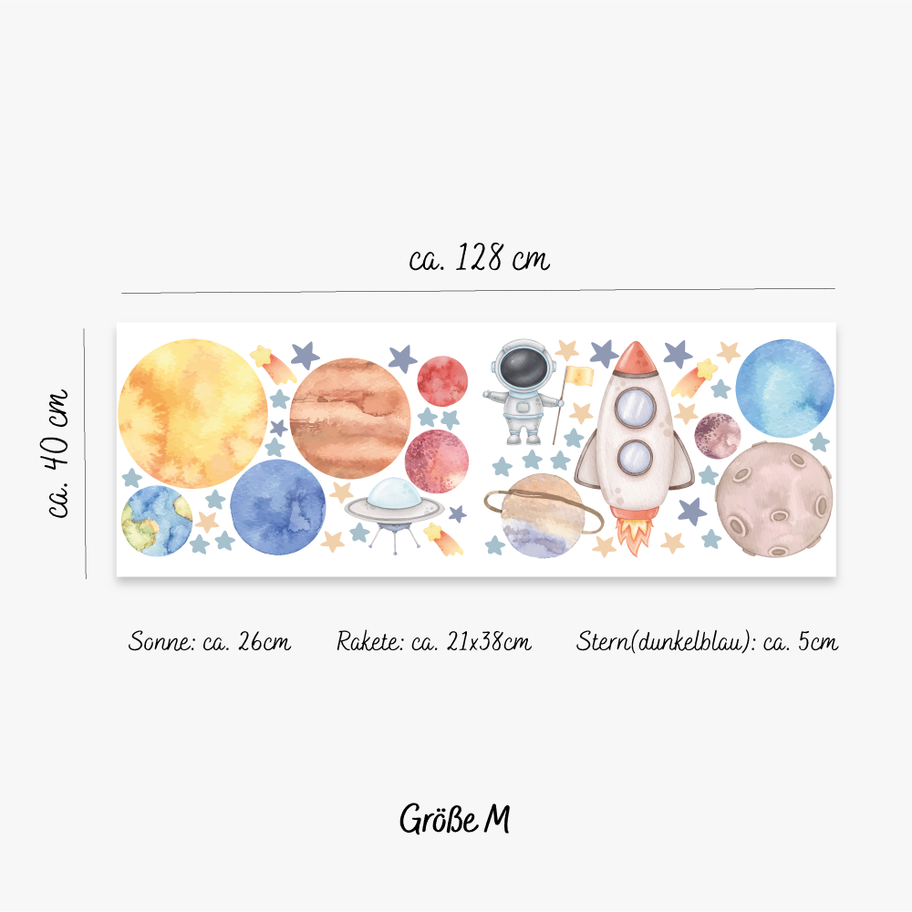 Wandsticker Weltraum