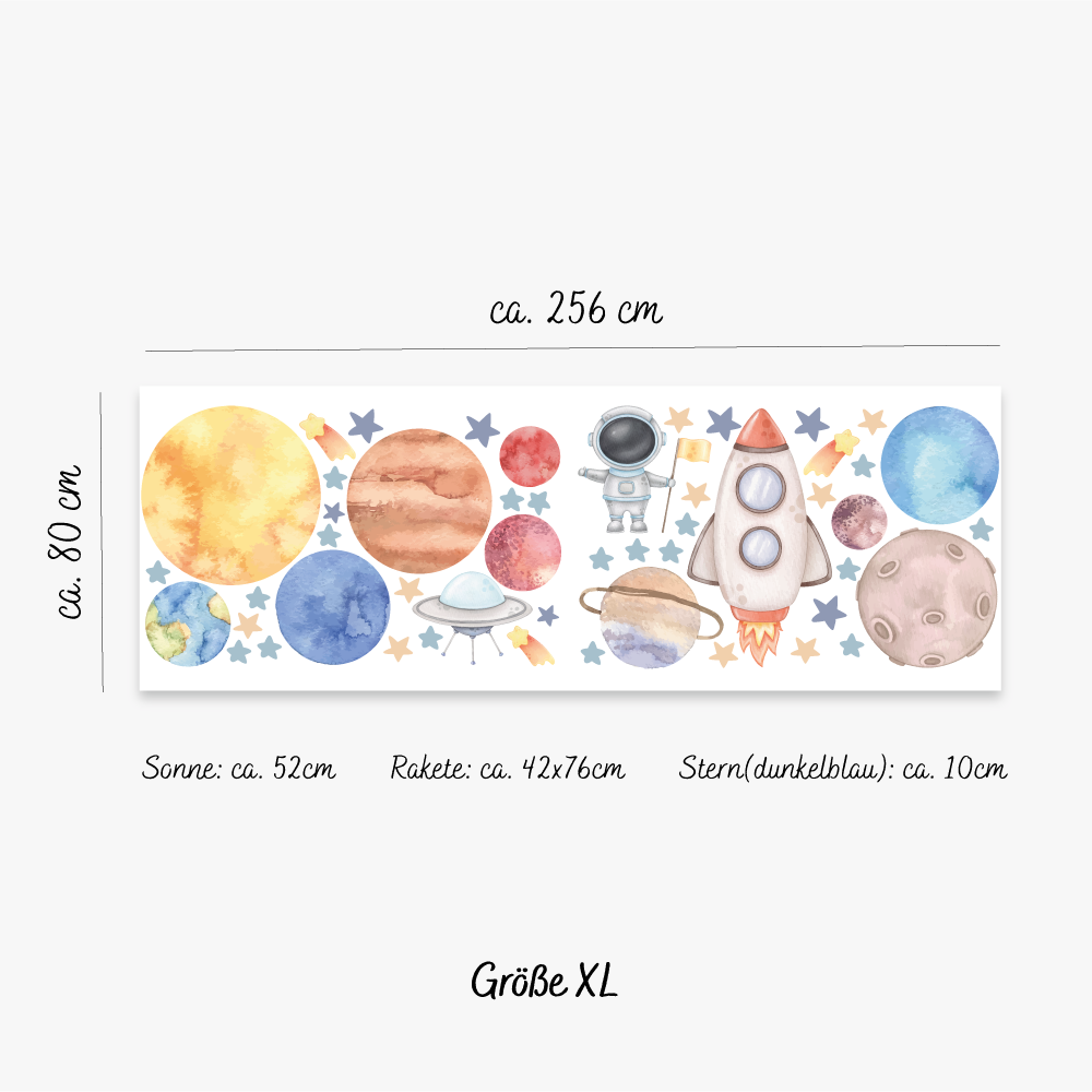 Wandsticker Weltraum