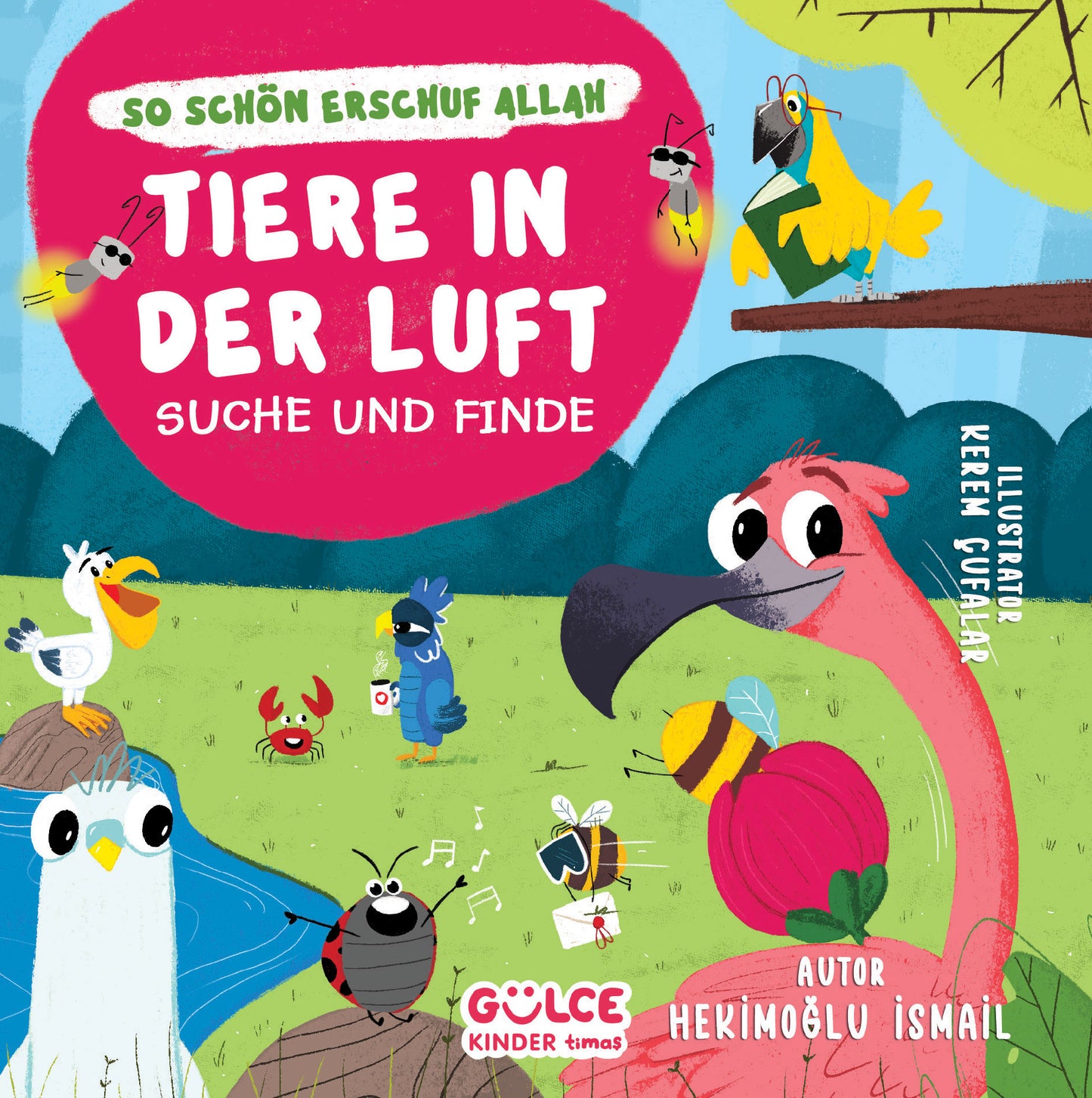 Tiere in der Luft – suche & finde
