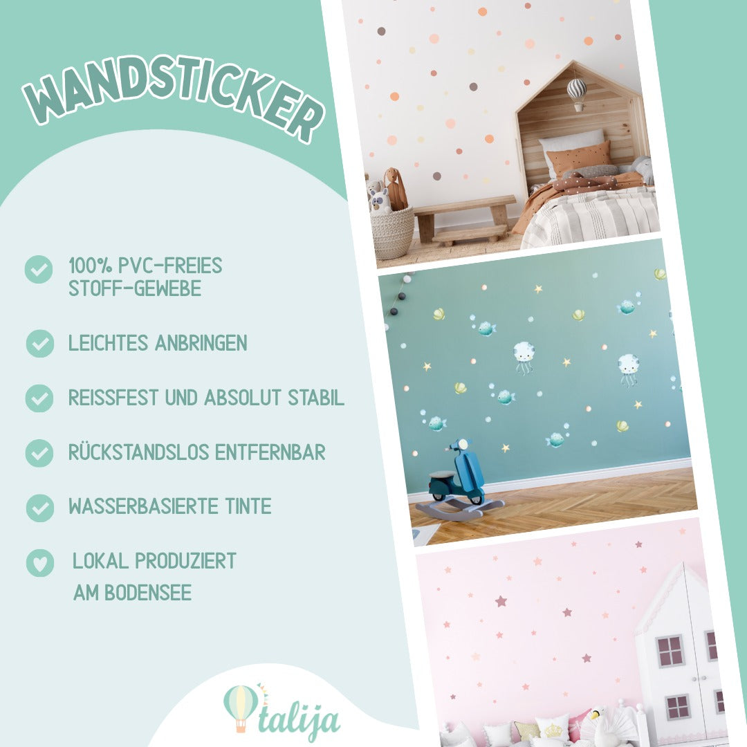 Wandsticker Moschee-Grün