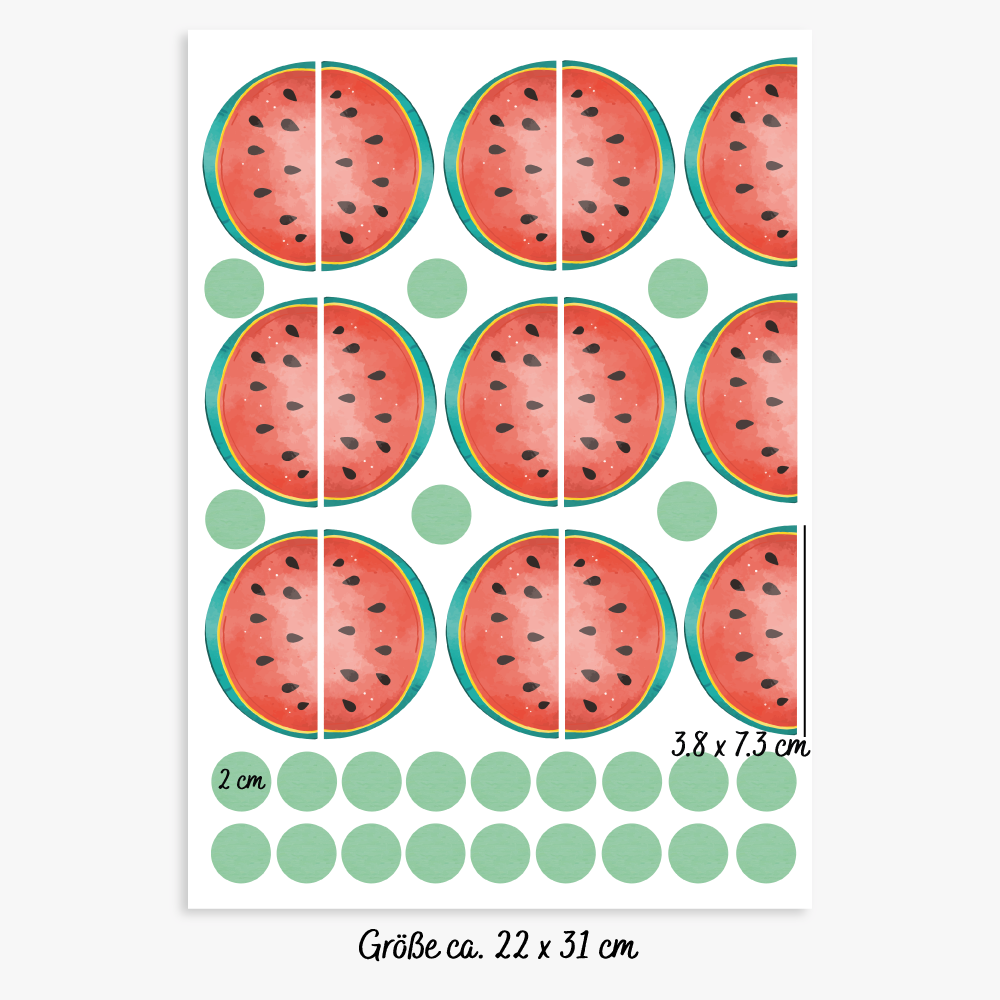 Duvar sticker karpuz