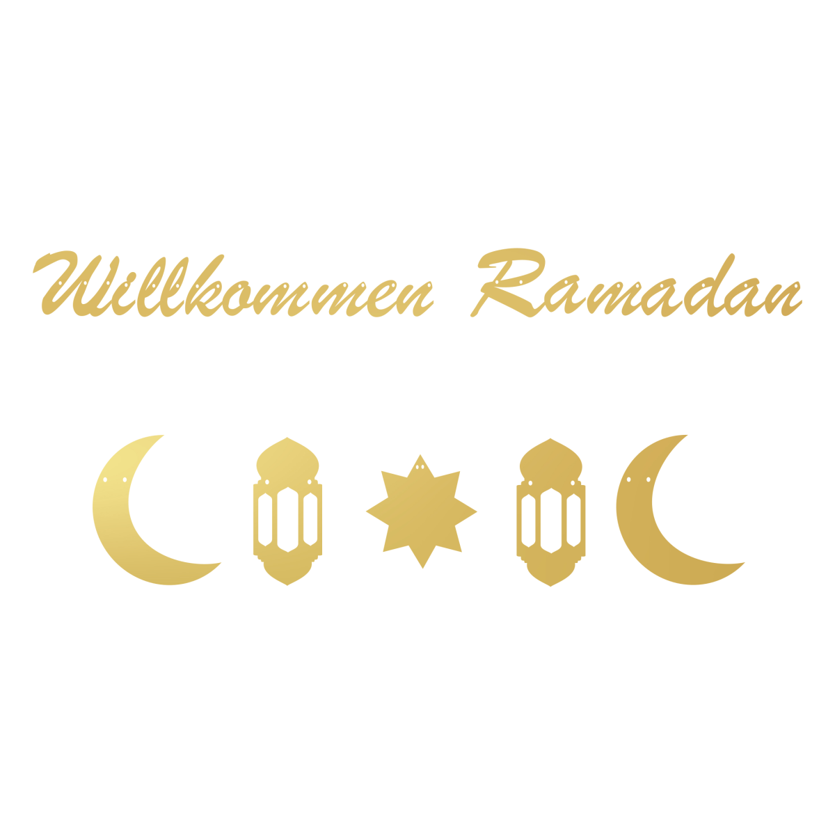 Hoş geldin Ramazan çelengi - el yazısı yazısı