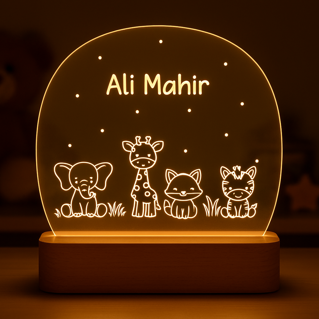 Ali Mahir Nachtlampe - breitere Form, dunkler
