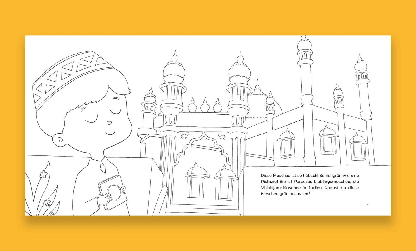 Deine Moschee Malbuch