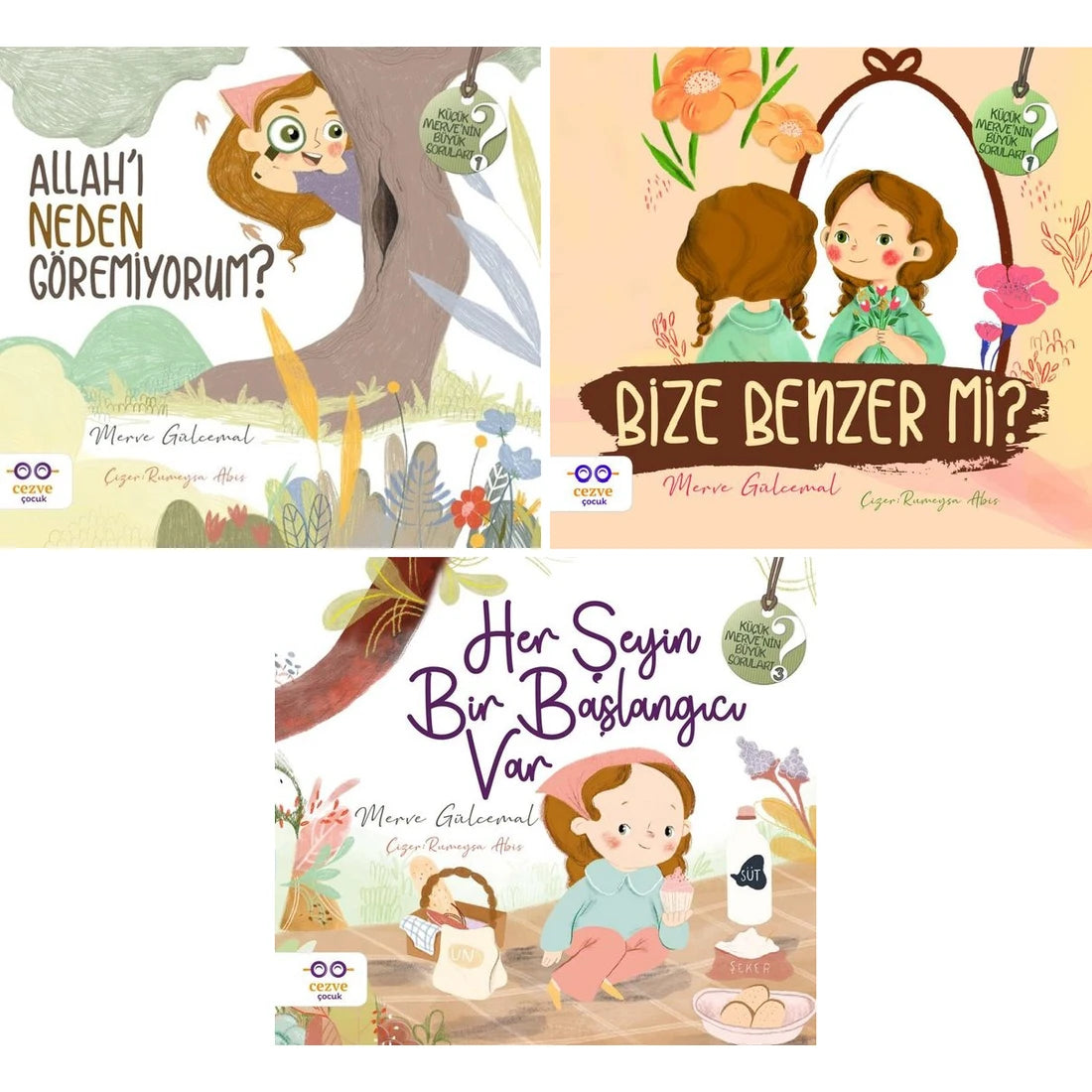 Küçük Merve'nin büyük bilgileri 3lü Set