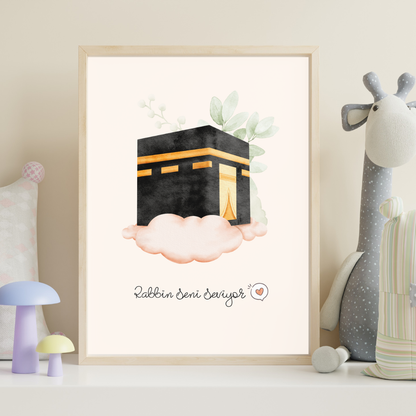 Rabbin seni seviyor 3lü Poster Seti -Kabe