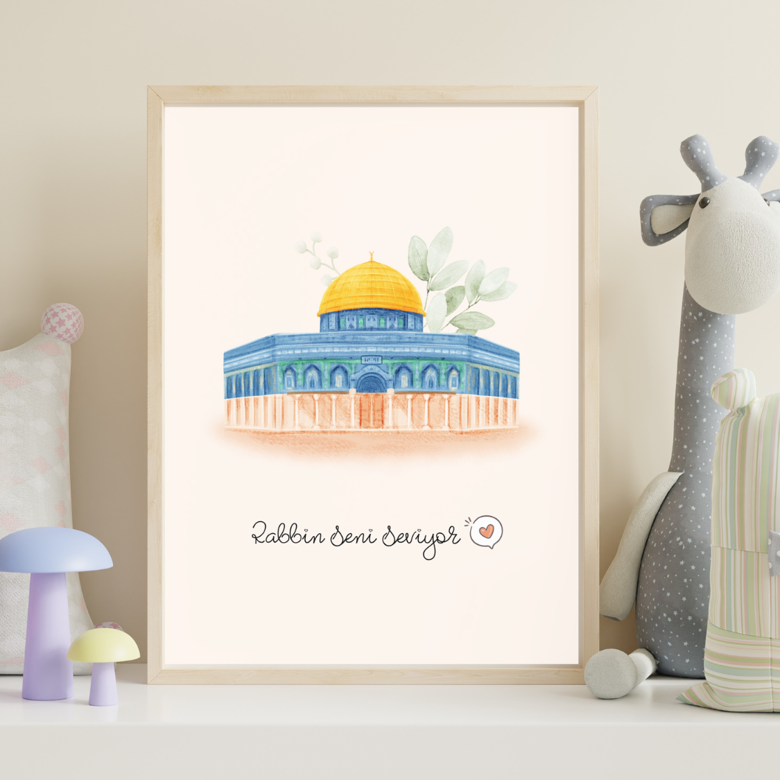 Rabbin seni seviyor 3lü Poster Seti -Kubbet-üs Sahra