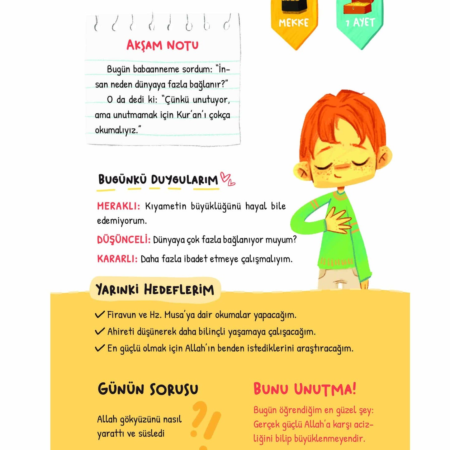 Kisa Sureler Günlüğüm – Kur’an’ı Keşfe Çıkıyoruz