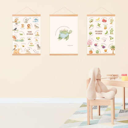 Tiere und Pflanzen im Koran 3er Poster-Set