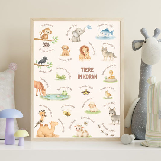 Poster Tiere im Koran
