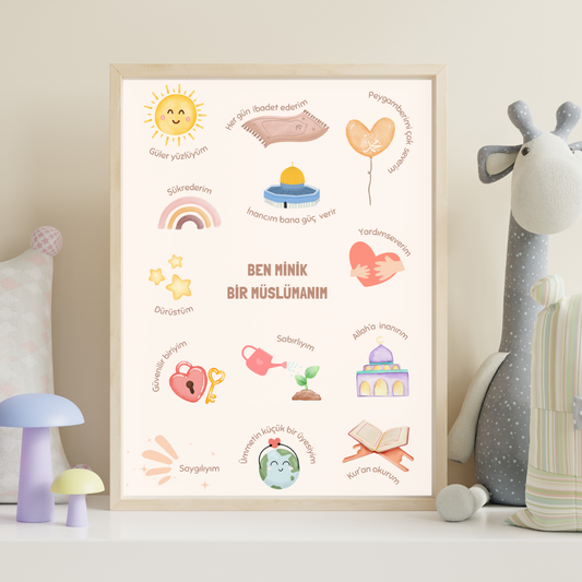 Poster Ben minik bir müslümanim