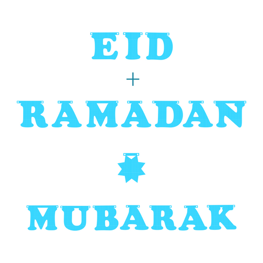 Eid/Ramadan Mubarak Girlande - Farbauswahl