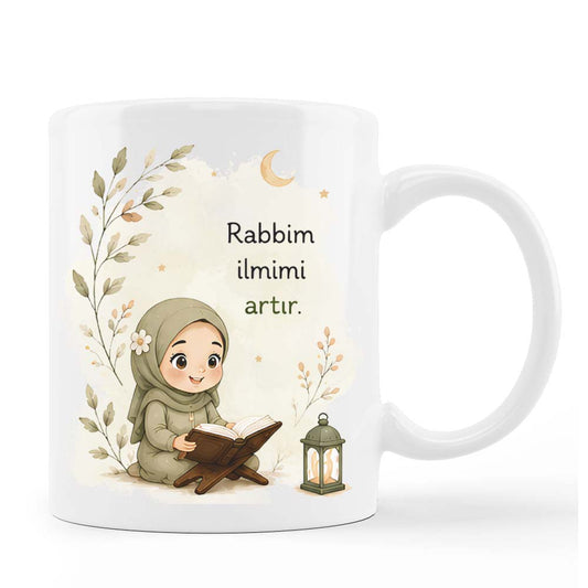 Rabbim ilmimi artir - Personalisierte Tasse oder Spardose