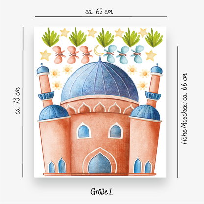 Wandsticker Moschee-Terracotta