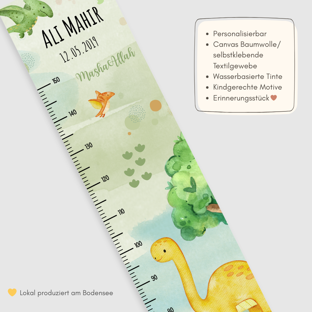 Kinder Messlatte Dino