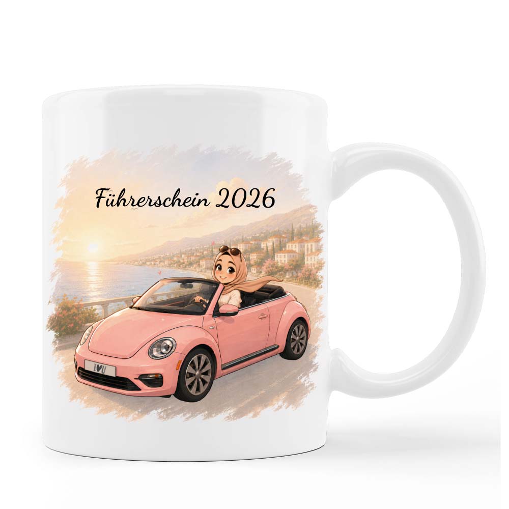 Design Sunset Journey - Personalisierte Tasse oder Spardose