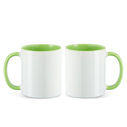 Mädchen mit Tasse - Tasse personalisierbar