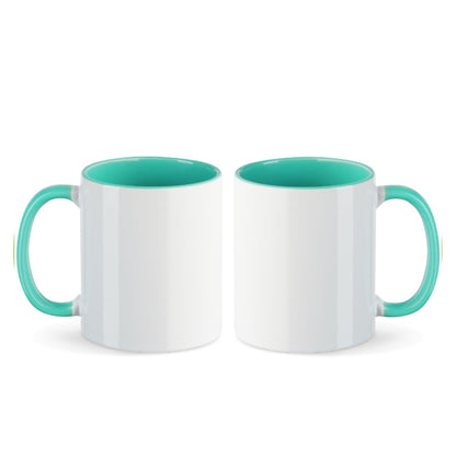 Mädchen mit Tasse - Tasse personalisierbar