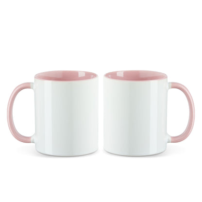 Mädchen mit Tasse - Tasse personalisierbar