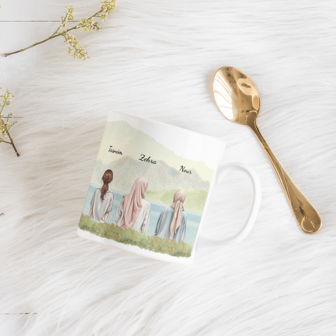 Personalisierte Tasse für Beste Freundinnen - 7 Freundinnen