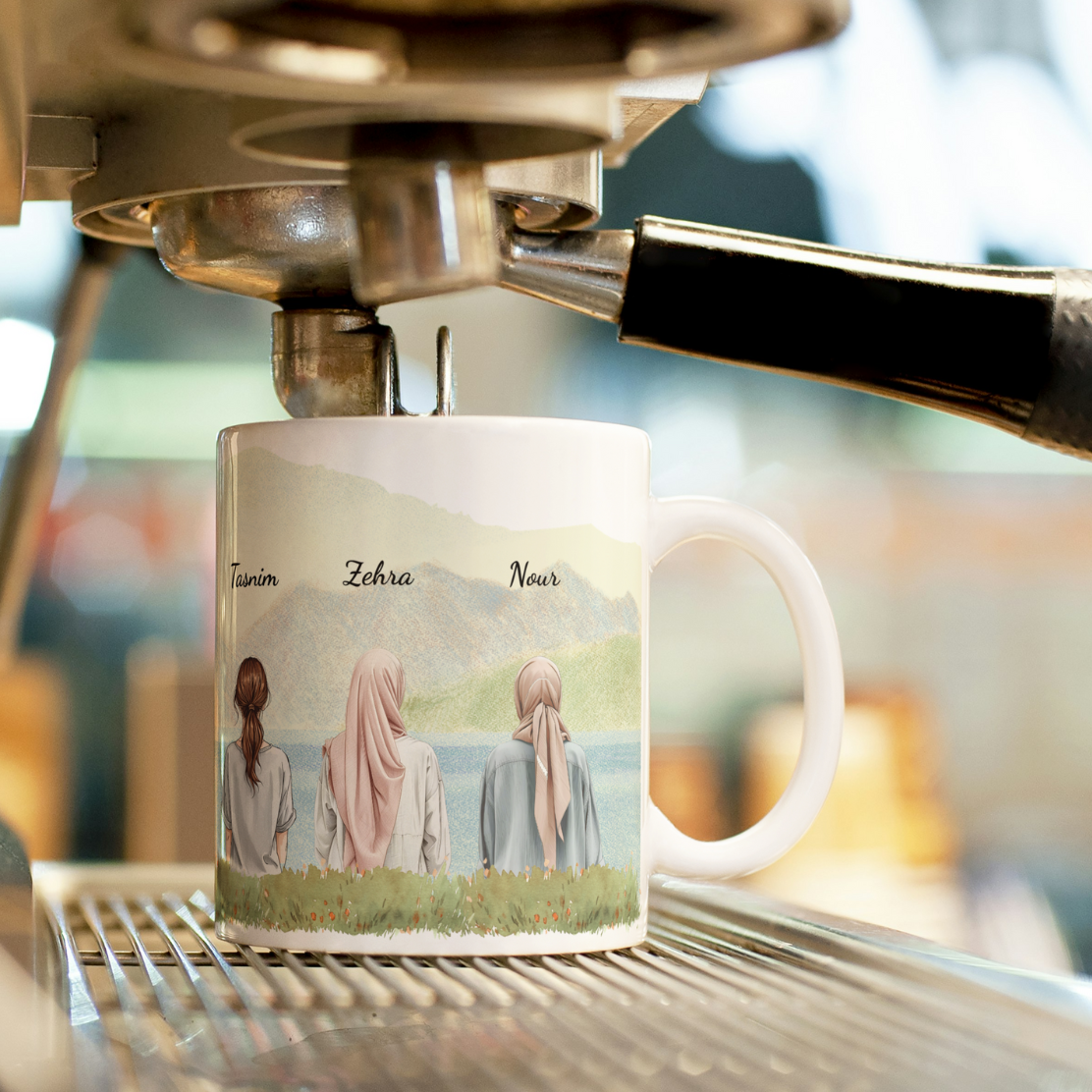 Personalisierte Tasse für Beste Freundinnen - 7 Freundinnen