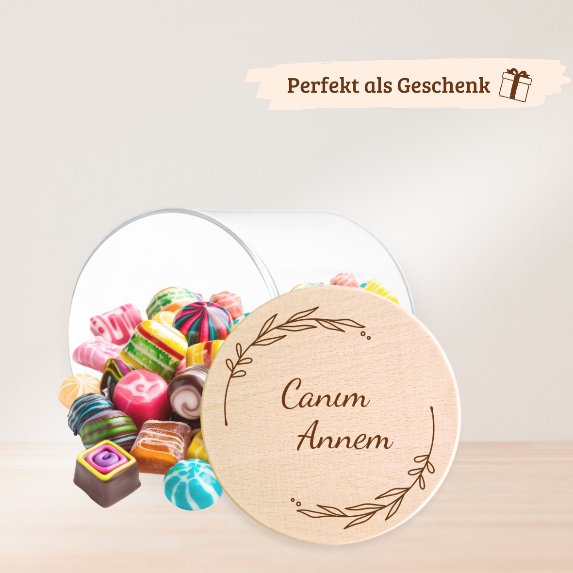 Vorratsglas Äste personalisierbar