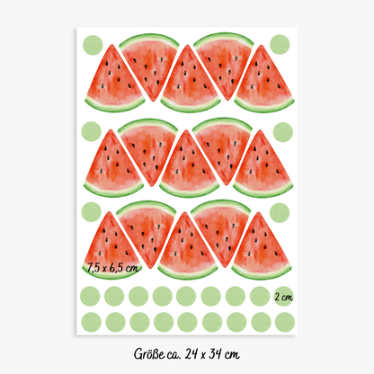 Wandsticker Wassermelone Dreieck