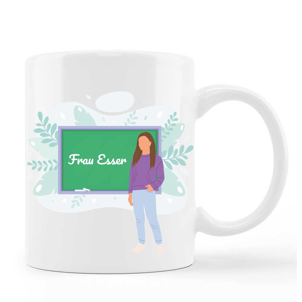 Öğretmen - çeşitli figürler - özelleştirilebilir