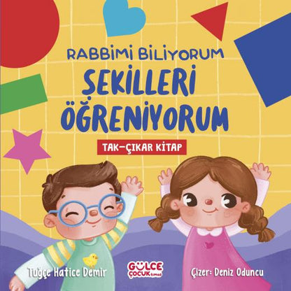 Rabbimi Biliyorum Şekilleri Öğreniyorum (Tak-çıkar Kitap)