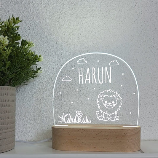 Nachtlicht Löwe - personalisierbar
